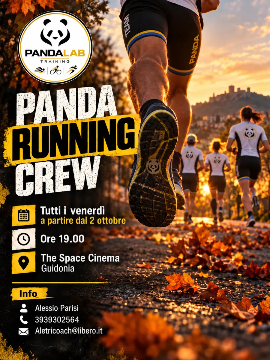 Panda Running Crew: ogni venerdì alle 19 al The Space Cinema di Guidonia